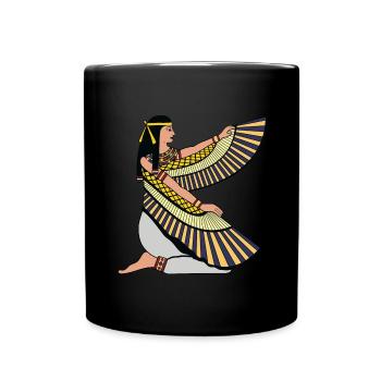 Egypt Pharao - Tasse einfarbig - Schwarz - Vorne