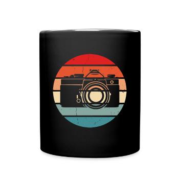 Fotograf Kamera Fotografieren - Tasse einfarbig - Schwarz - Vorne