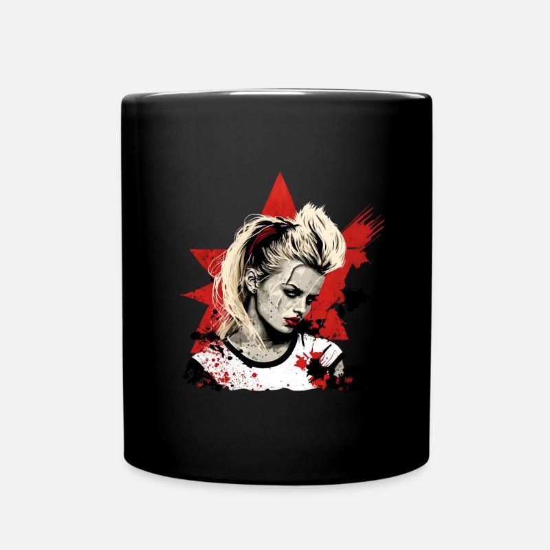 Fille punk - Mug uni - noir