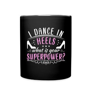 Dance Training Ballroom Couple Dance - Full Colour Mug - black - Front