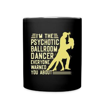 Danse Slogan Ballroom Couple Dance Dance Floor - Mug uni - noir - Devant