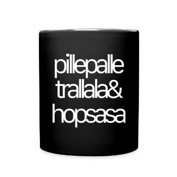 pillepalle - Tasse einfarbig - Schwarz - Vorne
