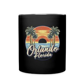 Florida, Orlando, USA, America - Full Colour Mug - black - Front