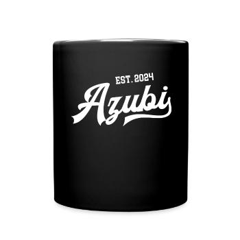 Azubi est. 2024 Ausbildung Anfang Auszubildende 24 - Tasse einfarbig - Schwarz - Vorne