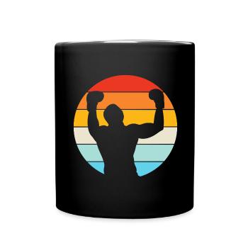 Boxen Vintage - Tasse einfarbig - Schwarz - Vorne