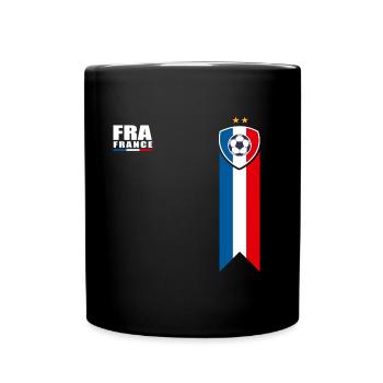 France championnat d europe football équipe france - Mug uni - noir - Devant