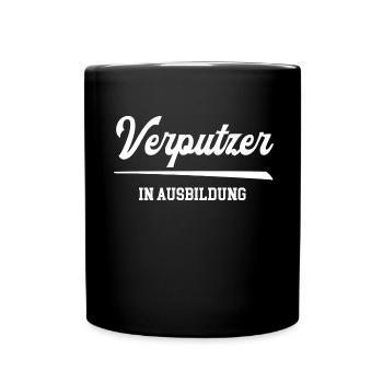 Verputzer Ausbildung Verputzerazubi Lehre Azubi - Tasse einfarbig - Schwarz - Vorne