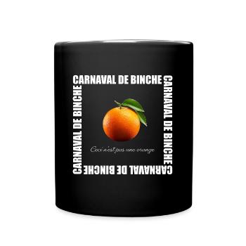 Ceci n'est pas une orange - Mug uni - noir - Devant