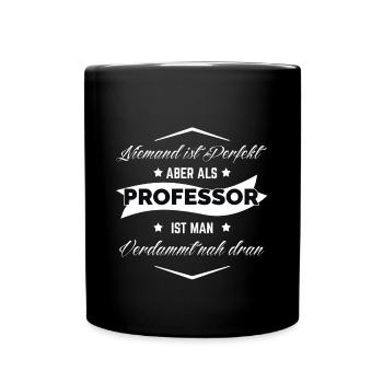 PROFESSOR PERFEKT - Tasse einfarbig - Schwarz - Vorne