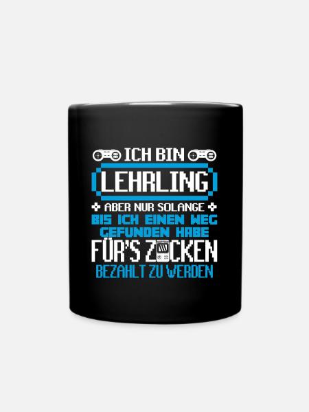 LEHRLING - Gamer - Tasse einfarbig - Schwarz