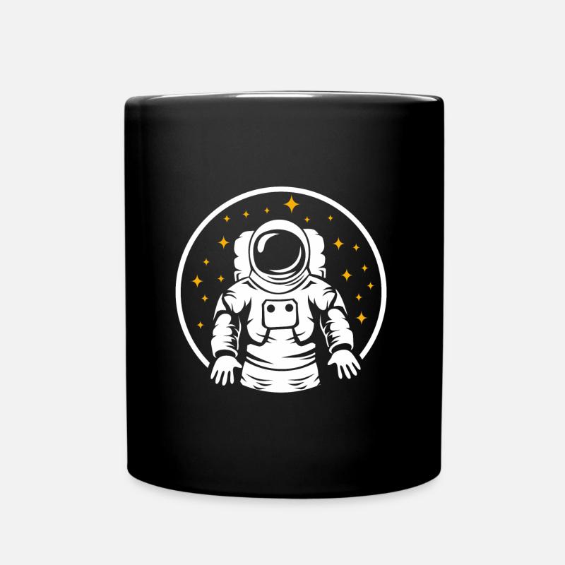 Astronaut - Tasse einfarbig - Schwarz