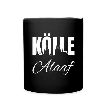 Kölle Alaaf Skyline Carnaval de Rhénanie à Cologne - Mug uni - noir - Devant