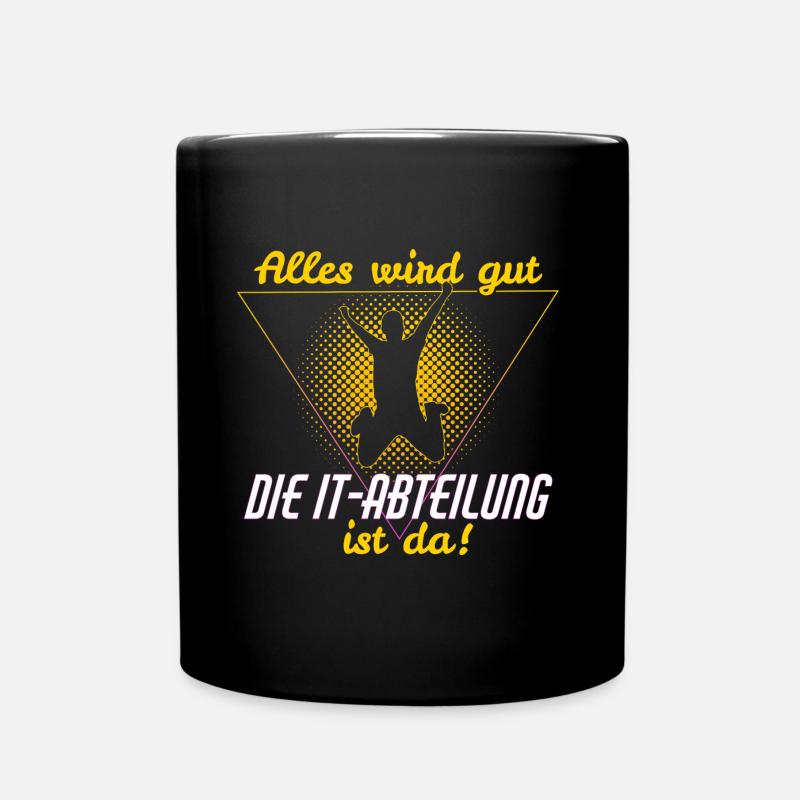 it abteilung - Tasse einfarbig - Schwarz
