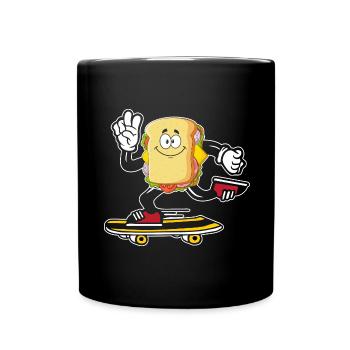 Planche à roulettes Sandwich Skateboard Skateboard - Mug uni - noir - Devant