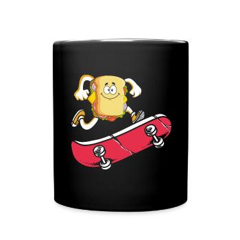 Planche à roulettes Sandwich Skateboard Skateboard - Mug uni - noir - Devant