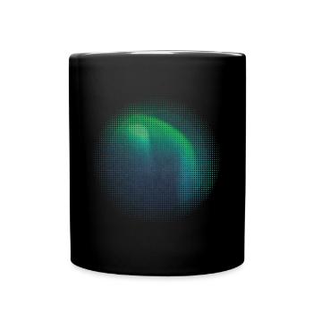 Aurora Borealis Northern Lights - Full Colour Mug - black - Front