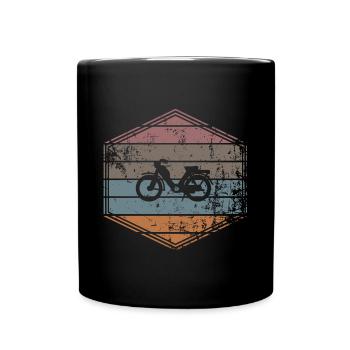 Moped - Tasse einfarbig - Schwarz - Vorne