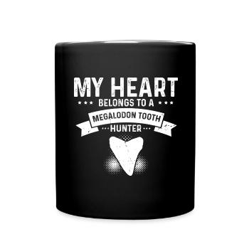 Paleontologist Designs Fossil Hunter Student - Full Colour Mug - black - Front