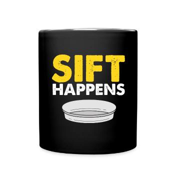 Gold Digger Gold Panning Gold Mining Designs - Full Colour Mug - black - Front