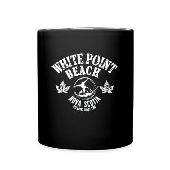White Point Beach Surfen - Tasse einfarbig - Schwarz - Vorne