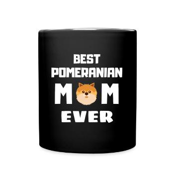 Meilleur Zwergspitz Mama Dogs Fête des mères Zwergspitz - Mug uni - noir - Devant