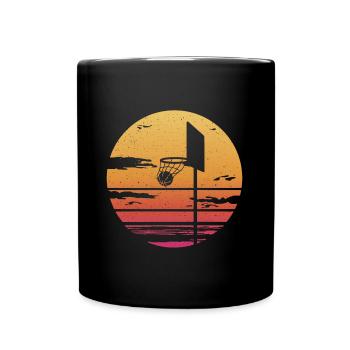 Basketball Hoop Player Basketball Player - Full Colour Mug - black - Front