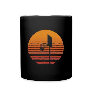 Basketball Hoop Coach Basketball Player - Full Colour Mug - black - Front