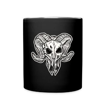 Skull Skeleton Skull Horror Cadeau d’Halloween - Mug uni - noir - Devant