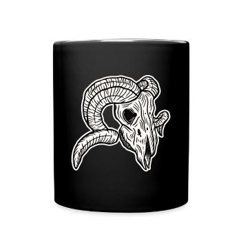 Skull Skeleton Skull Horror Cadeau d’Halloween - Mug uni - noir - Devant