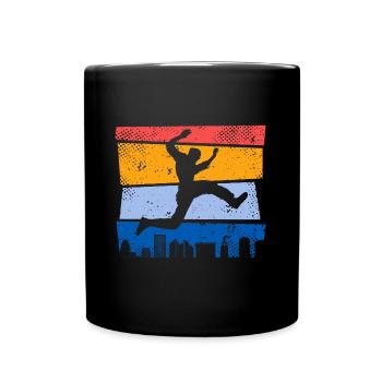 Freerunning Vintage Design Freerunner Parkour - Tasse einfarbig - Schwarz - Vorne