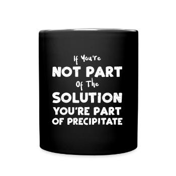 Si vous ne faites pas partie du Soluti... - Mug uni - noir - Devant