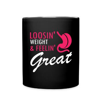 Conception de pontage gastrique et de pontage gastrique - Mug uni - noir - Devant