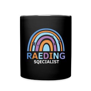 Enseignants de sensibilisation à la dyslexie et de dyslexie - Mug uni - noir - Devant