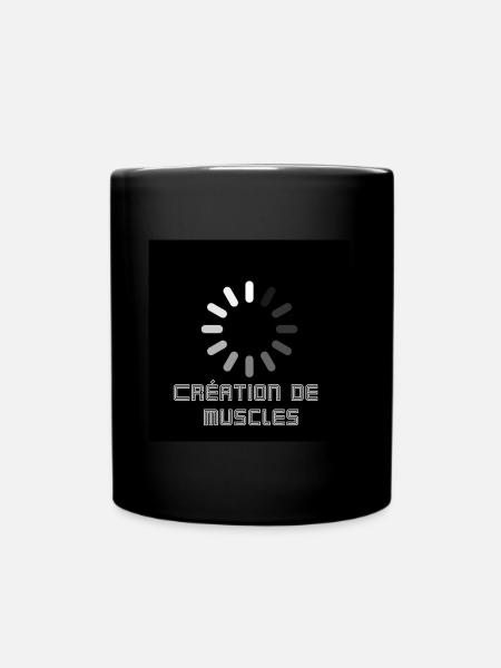 création de muscle - Mug uni - noir