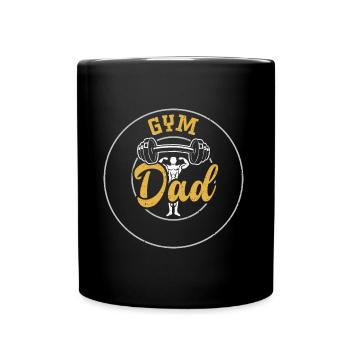 Gym Dad - Gym - Full Colour Mug - black - Front