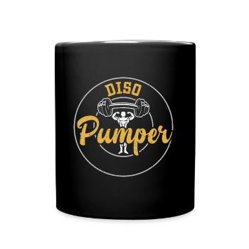 Diso Pumper - Gym - Tasse einfarbig - Schwarz - Vorne