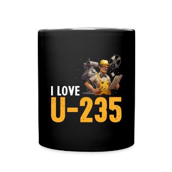Kernenergie Design für Erneuerbare Kernenergie - Tasse einfarbig - Schwarz - Vorne