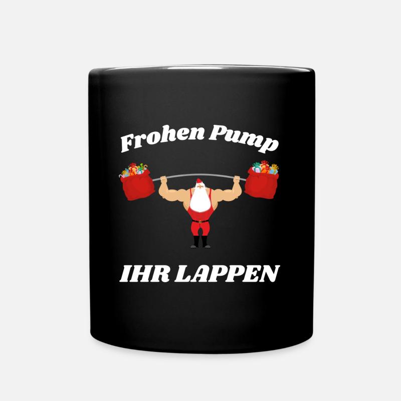 Frohen Pump Ihr Lappen - Tasse einfarbig - Schwarz