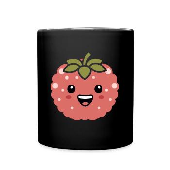 Fruit Humour petit litchi - Mug uni - noir - Devant
