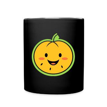 Fruit Humour petit Melon - Mug uni - noir - Devant
