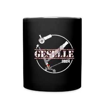 Metallbauer 2024 - Tasse einfarbig - Schwarz - Vorne