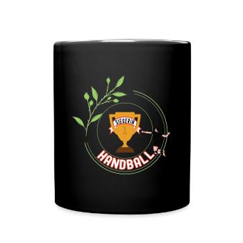 Beste Handball Spielerin Handballerin Handballer - Tasse einfarbig - Schwarz - Vorne