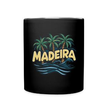 Portugal Madère - Mug uni - noir - Devant