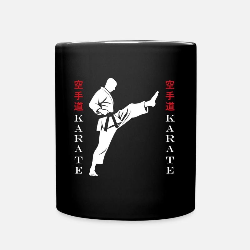 karate - Full Colour Mug - black