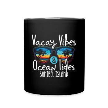 Sanibel Island Holidays – Holidays on Sanibel Island - Full Colour Mug - black - Front