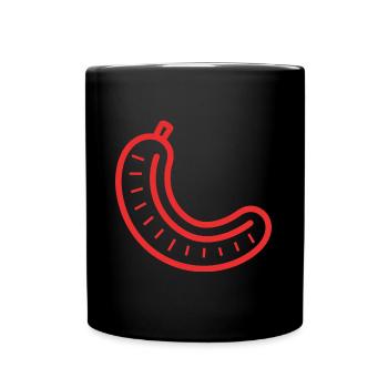 Merguez - Mug uni - noir - Devant
