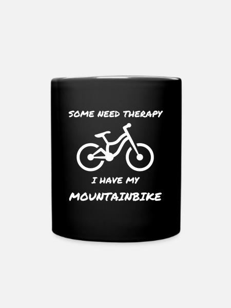 Thérapie? Non, j’ai mon VTT ! - Mug uni - noir
