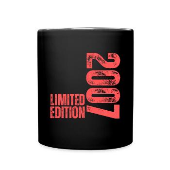 Édition Limitée 2007 18ème Cadeau d’Anniversaire - Mug uni - noir - Devant