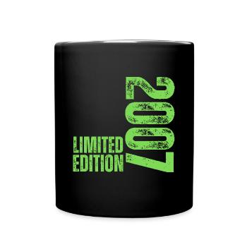 Édition Limitée 2007 18ème Cadeau d’Anniversaire - Mug uni - noir - Devant