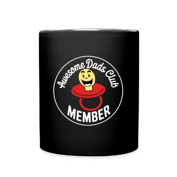 Awesome Dads Club Member of the Dads' Club - Full Colour Mug - black - Front